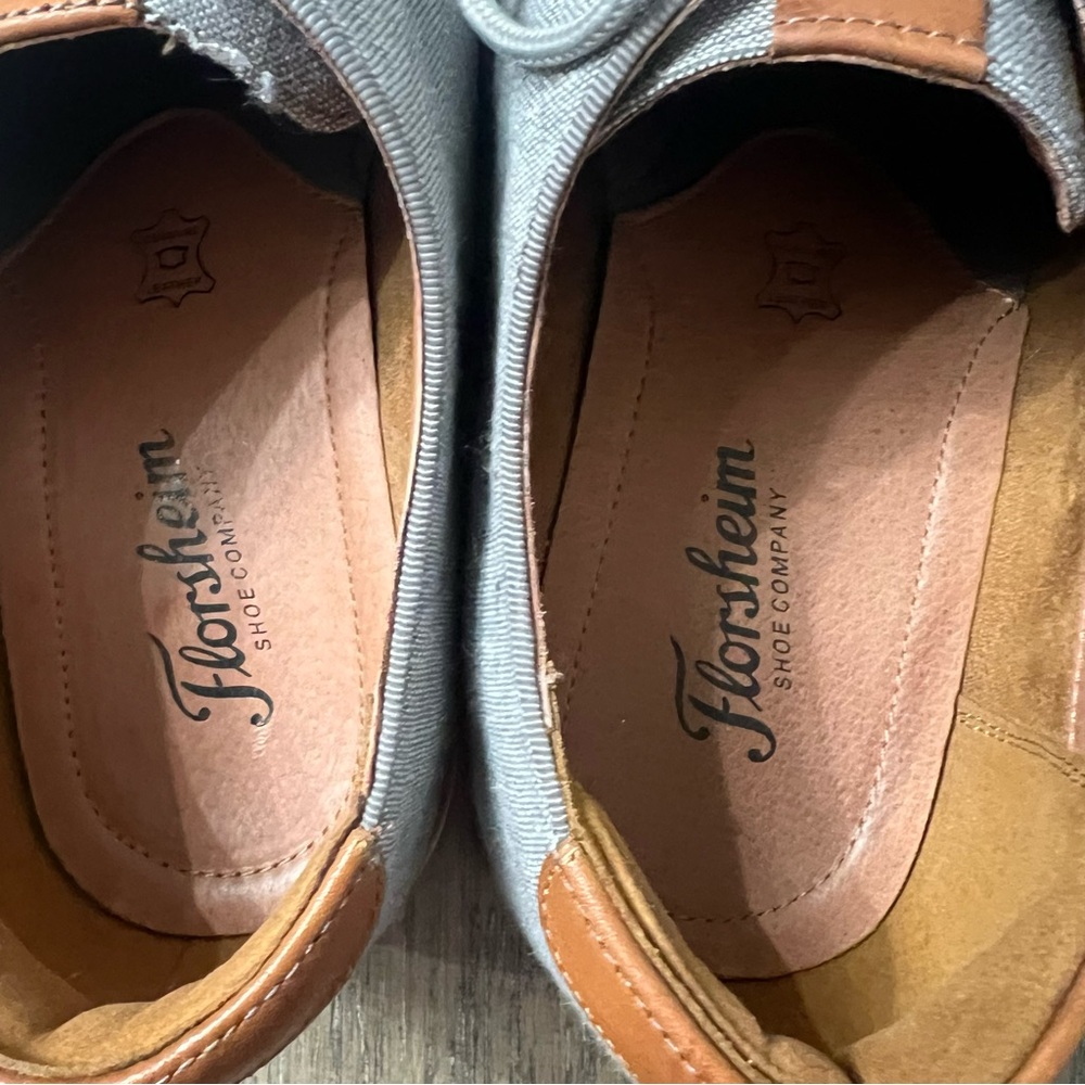 Florsheim Men's Highland Gray Oxford Plain Toe Lace Up Dress Shoes Size 11 - Picture 12 of 12